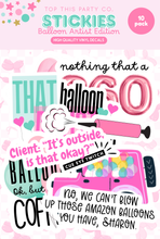 Load image into Gallery viewer, 10 Pack Stickers - Decals Balloon Artist Edition
