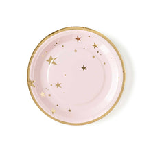 Load image into Gallery viewer, Baby Pink Star 9&quot; Plates
