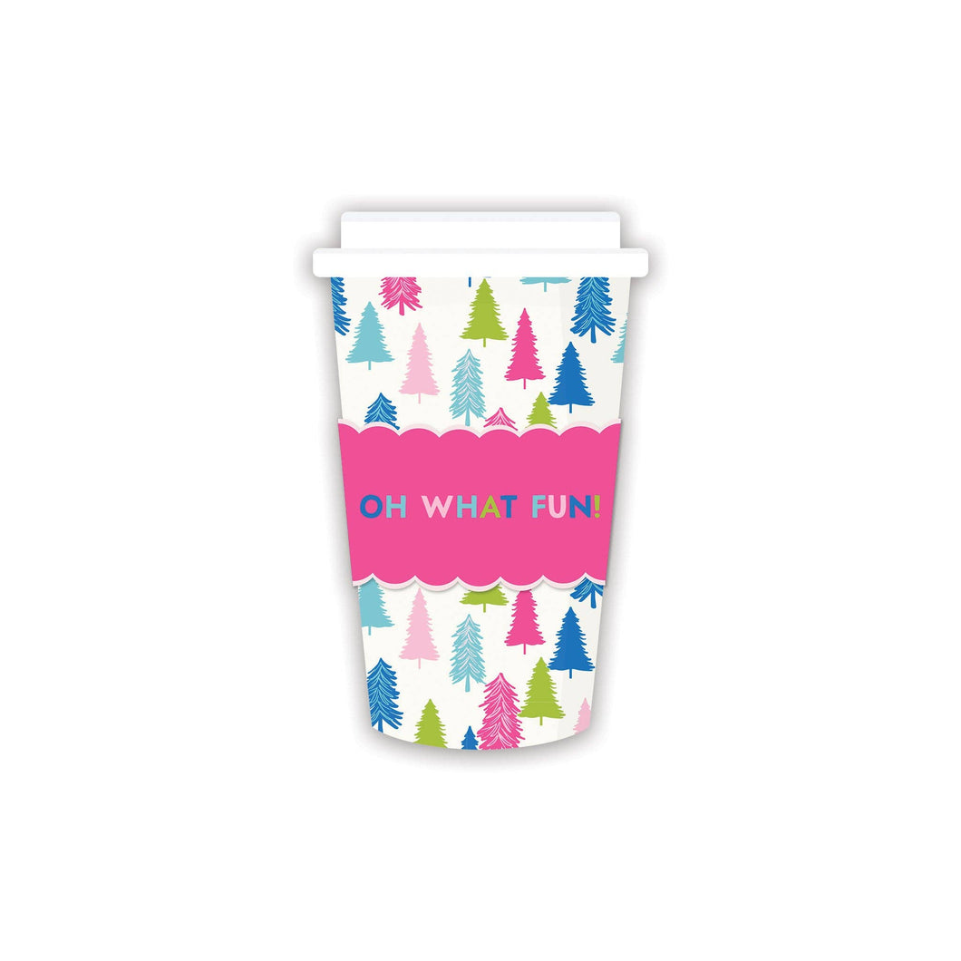 PLTG272 - Bright Trees To-Go Cups 8 ct