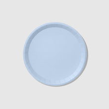 Load image into Gallery viewer, Pale Blue Large Paper Party Plates (10 per Pack)
