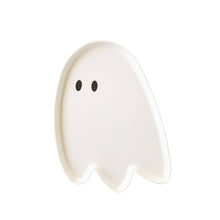 Load image into Gallery viewer, PUM1048 -  Hey Pumpkin Ghost Shaped Reusable Bamboo Tray
